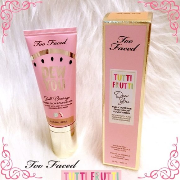 TOO FACED Tutti Frutti Dew You Foundation NIB! - Picture 3 of 13
